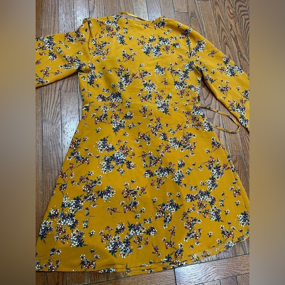 Primark Mustard Floral Dress